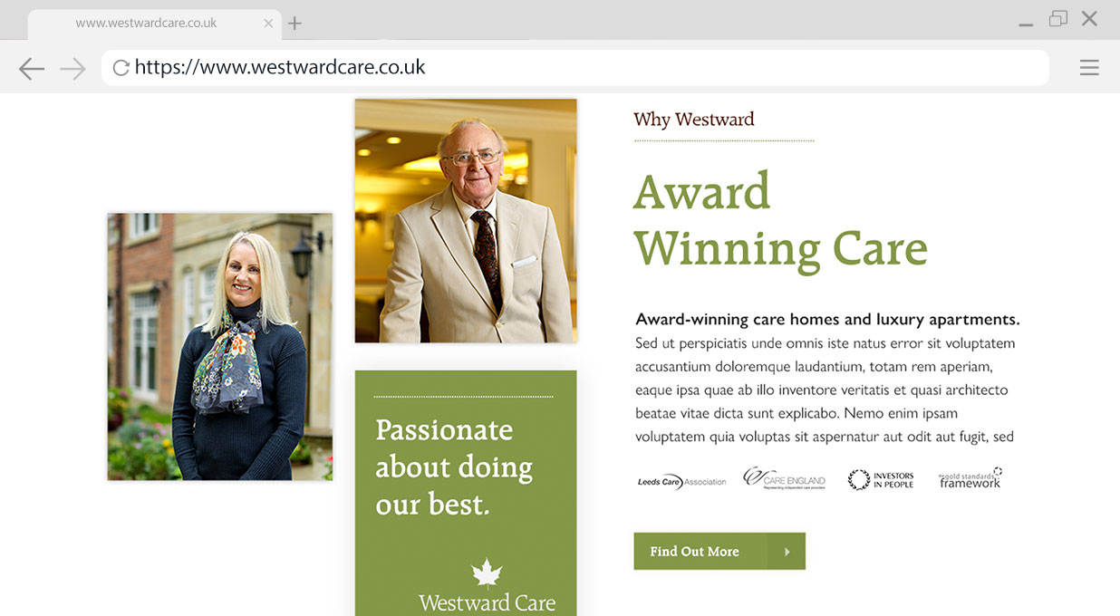 Westward Care Website Screenshot - Pixelbuilders